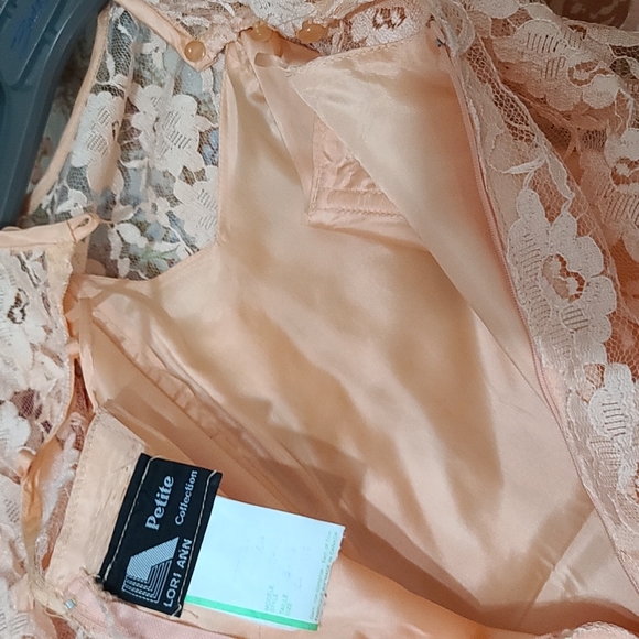 Retro late 80s taffeta dress - Picture 9 of 10